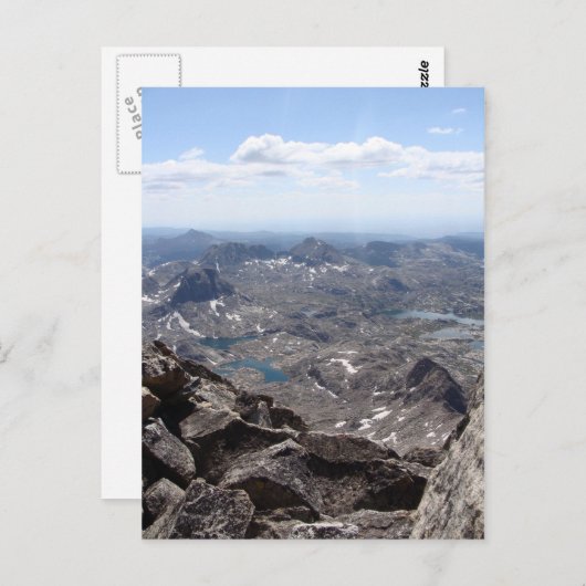 Uitzicht uit Fremont Peak Briefkaart (Voorkant / Achterkant)