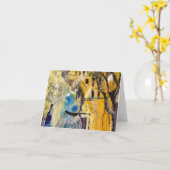 Uitzicht uit het café kaart (Gele Bloem)