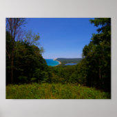 Uitzicht uit het Empire Bluffs Trail, Michigan Poster (Voorkant)