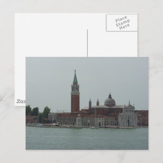 Uitzicht uit het Inside Doges Palace, Venetië 3 Briefkaart (Voorkant / Achterkant)