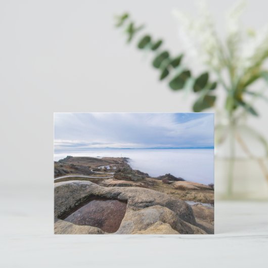 Uitzicht uit het klooster Treskavec, Prilep, Maced Briefkaart (Staand voorkant)