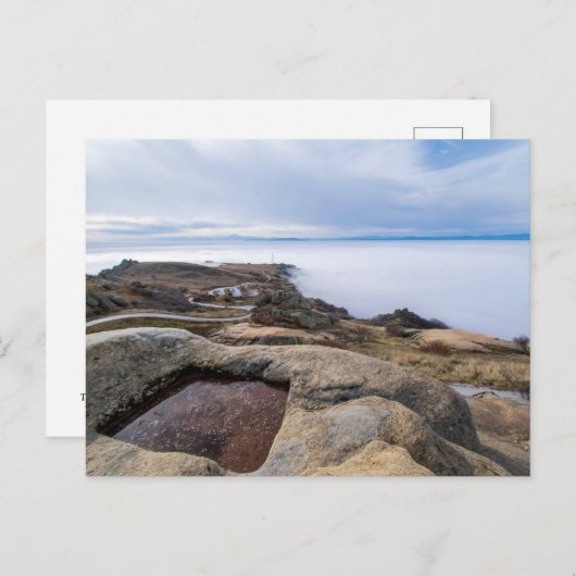 Uitzicht uit het klooster Treskavec, Prilep, Maced Briefkaart (Voorkant / Achterkant)