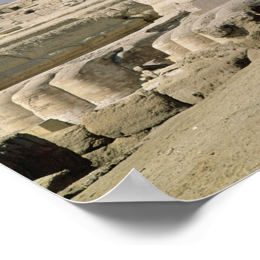 Uitzicht uit het noordoosten van de Sphinx Poster (Hoek)