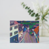 Uitzicht uit het raam van de Griesbräu | Kandinsk Briefkaart (Staand voorkant)