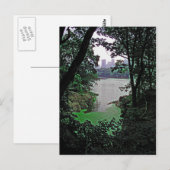 Uitzicht uit het Ramble-Central Park Colorized Bri Briefkaart (Voorkant / Achterkant)