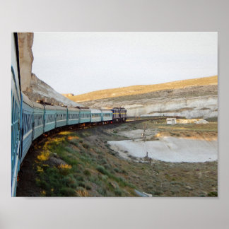 Uitzicht uit het treinvenster poster