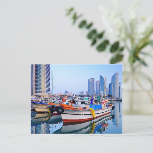 Uitzicht uit het water | Zuid-Korea Briefkaart (Staand voorkant)