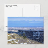 Uitzicht uit het Windy Saddle Park, Golden, Colora Briefkaart (Voorkant / Achterkant)