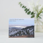 Uitzicht uit het Windy Saddle Park, Golden, Colora Briefkaart (Staand voorkant)