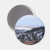 Uitzicht uit het Windy Saddle Park, Golden, Colora Magneet (Voorkant / Achterkant)