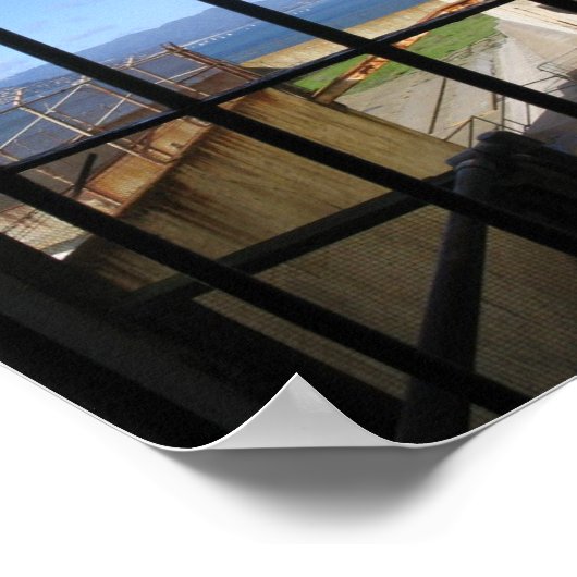 Uitzicht uit Inside Alcatraz Poster (Hoek)