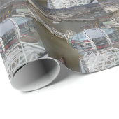 Uitzicht uit London Eye Wrapping Paper Cadeaupapier (Rol Hoek)