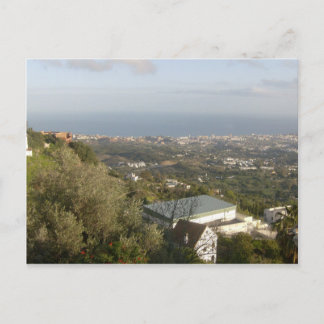 Uitzicht uit Mijas, Spanje Briefkaart