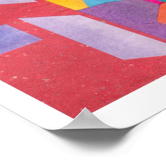 Uitzicht uit Mijn venster Poster (Hoek)