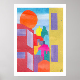 Uitzicht uit Mijn venster Poster