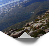 Uitzicht uit Mount Wellington, Tasmania, Print (Hoek)