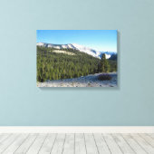 Uitzicht uit Olmstead Point, Yosemite, CA Canvas Afdruk (Insitu (Houten vloer))