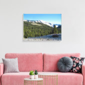 Uitzicht uit Olmstead Point, Yosemite, CA Canvas Afdruk (Insitu (Woonkamer))