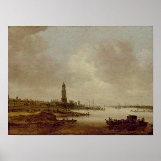 Uitzicht uit Rhenen Poster (Voorkant)