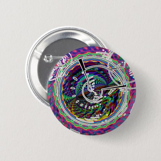 Uitzicht uit ruimteschip Button (Voorkant /achterkant)