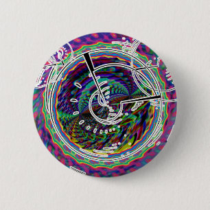 Uitzicht uit ruimteschip Button