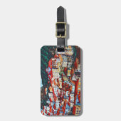 Uitzicht uit San Chirico, Italië  Bagagelabel (Voorkant verticaal)