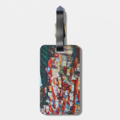 Uitzicht uit San Chirico, Italië  Bagagelabel (Achterkant verticaal)