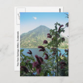 Uitzicht uit Santiago Atitlan, Guatemala Briefkaart (Voorkant / Achterkant)