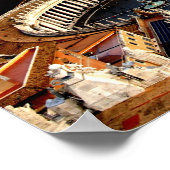 Uitzicht uit St Marks, Rome Poster (Hoek)