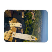 Uitzicht uit Tower, San Gimignano, Siena, Toscane Magneet (Horizontaal)