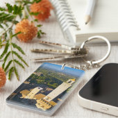 Uitzicht uit Tower, San Gimignano, Siena, Toscane Sleutelhanger (Voorkant Rechts)