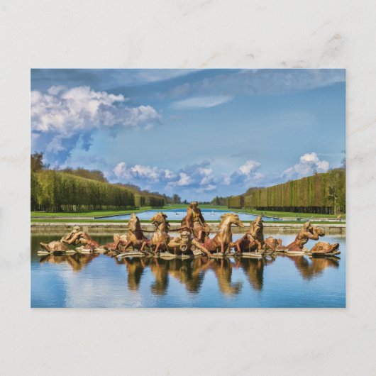 Uitzicht uit Versailles, Frankrijk, Briefkaart (Voorkant)