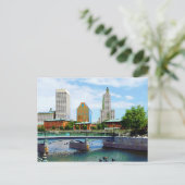 Uitzicht uit Waterplace Park, Providence, RI Briefkaart (Staand voorkant)