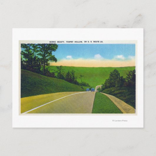 Uitzicht US Route 20 Briefkaart (Voorkant)