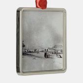 Uitzicht Valparaiso, 1834 Metalen Ornament (Rechts)