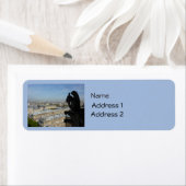 Uitzicht van A Gargoyle Etiket (Insitu)