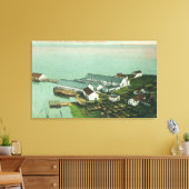 Uitzicht van A.P.A.-conservenfabrieken Canvas Afdruk (Insitu (Woonkamer))