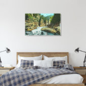 Uitzicht van Abruikbare Chasm bij Elephant's Head Canvas Afdruk (Insitu (Slaapkamer))