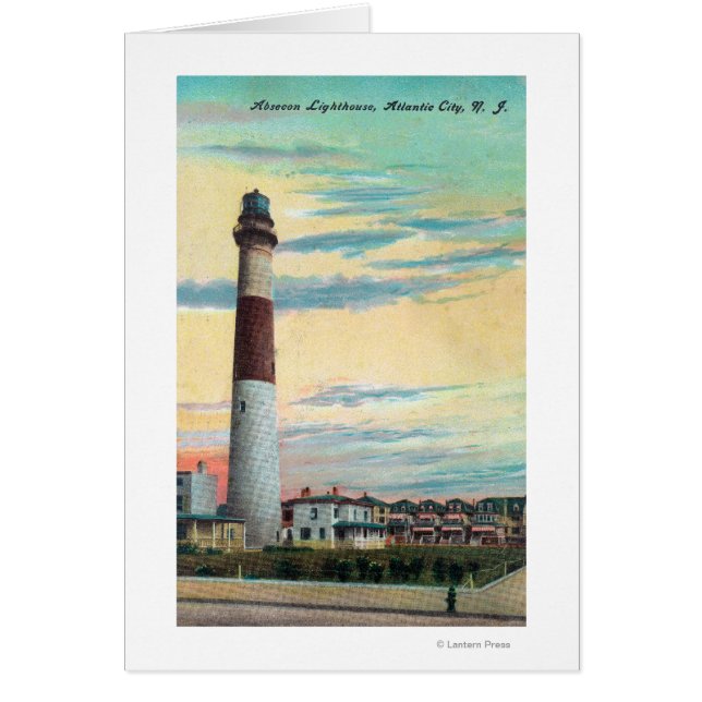 Uitzicht van Absecon LighthouseAtlantic City, NJ (Voorkant)