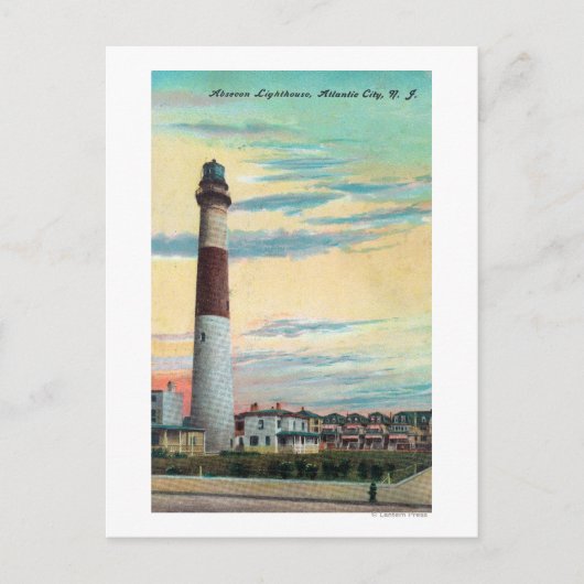 Uitzicht van Absecon LighthouseAtlantic City, NJ Briefkaart (Voorkant)