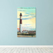 Uitzicht van Absecon LighthouseAtlantic City, NJ Canvas Afdruk (Insitu (Houten vloer))