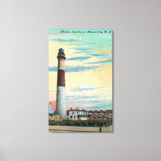 Uitzicht van Absecon LighthouseAtlantic City, NJ Canvas Afdruk (Voorkant)
