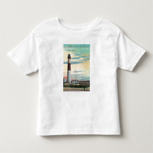Uitzicht van Absecon LighthouseAtlantic City, NJ Kinder Shirts (Voorkant)
