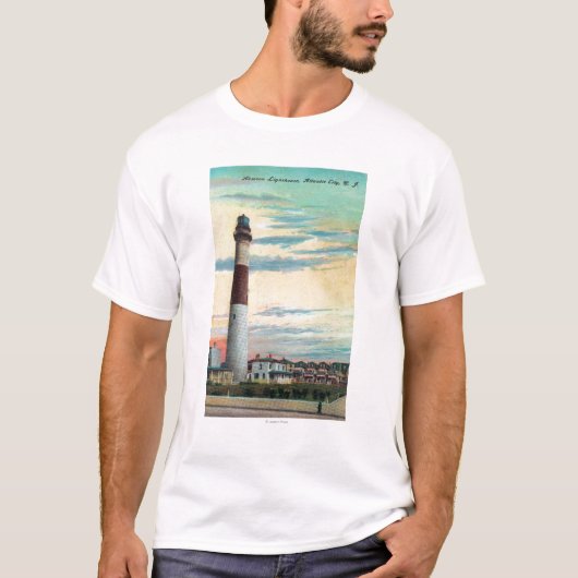 Uitzicht van Absecon LighthouseAtlantic City, NJ T-shirt (Voorkant)