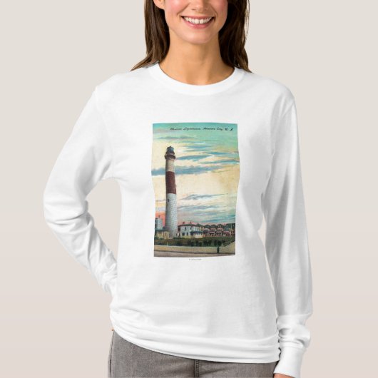 Uitzicht van Absecon LighthouseAtlantic City, NJ T-shirt (Voorkant)