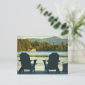 Uitzicht van Adirondack Chairs in de Adirondacks,  Briefkaart (Staand voorkant)