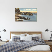 Uitzicht van afdichtingen met afdichtingen canvas afdruk (Insitu (Slaapkamer))