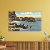 Uitzicht van afdichtingen met afdichtingen canvas afdruk (Insitu (Woonkamer))