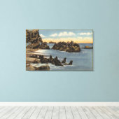 Uitzicht van afdichtingen met afdichtingen canvas afdruk (Insitu (Houten vloer))