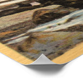 Uitzicht van afdichtingen met afdichtingen poster (Hoek)